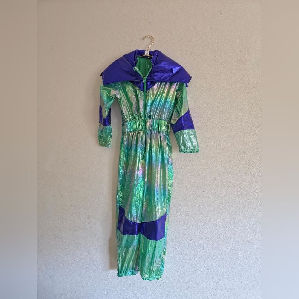 Zara Metallic Green and Purple Kids Costume